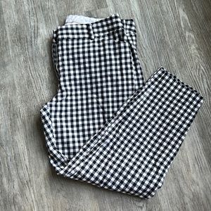 Talbots gingham Hampshire ankle pants